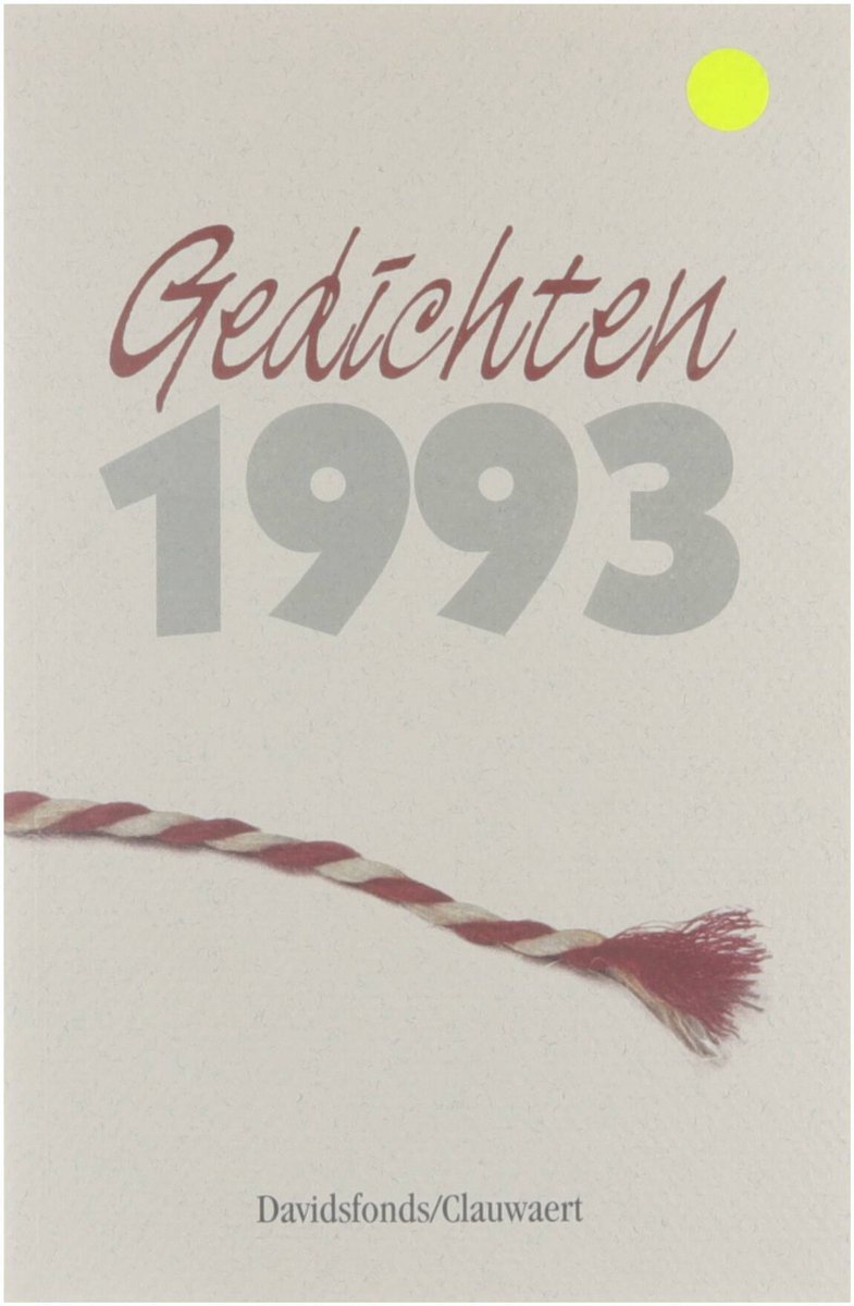 Gedichten 1993 - een keuze uit de tijdschriften