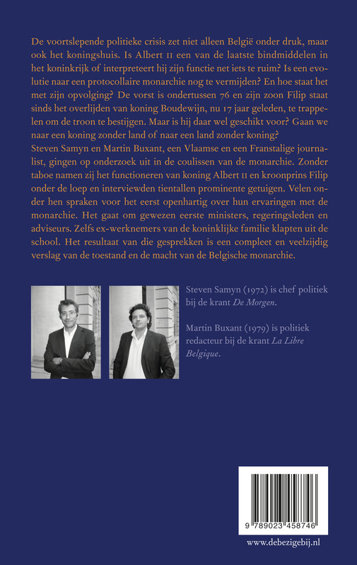 Koning zonder land achterkant