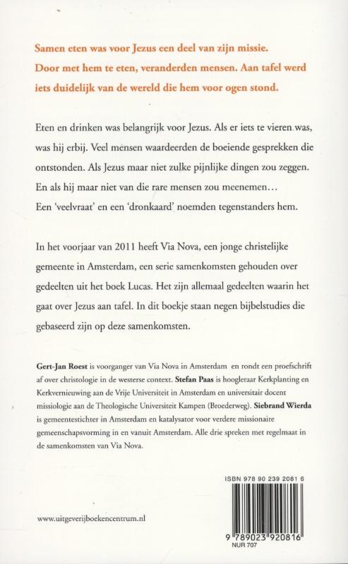 Eten met Jezus achterkant