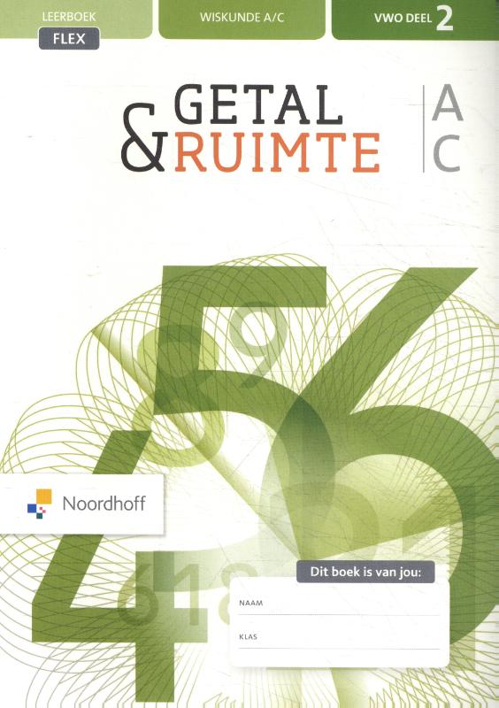 Getal & Ruimte vwo deel 2 Leerboek flex