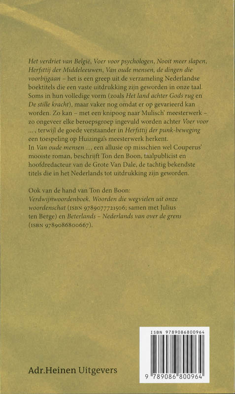 Van Oude Mensen achterkant