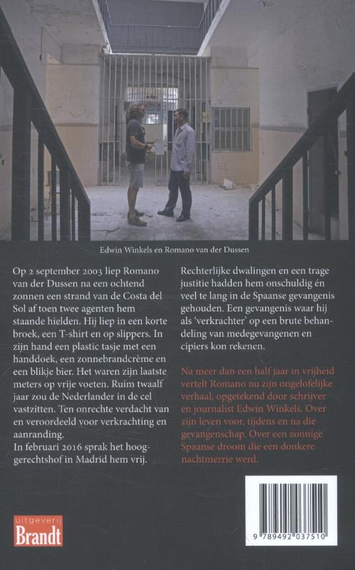 Twaalf jaar onschuldig in de cel achterkant