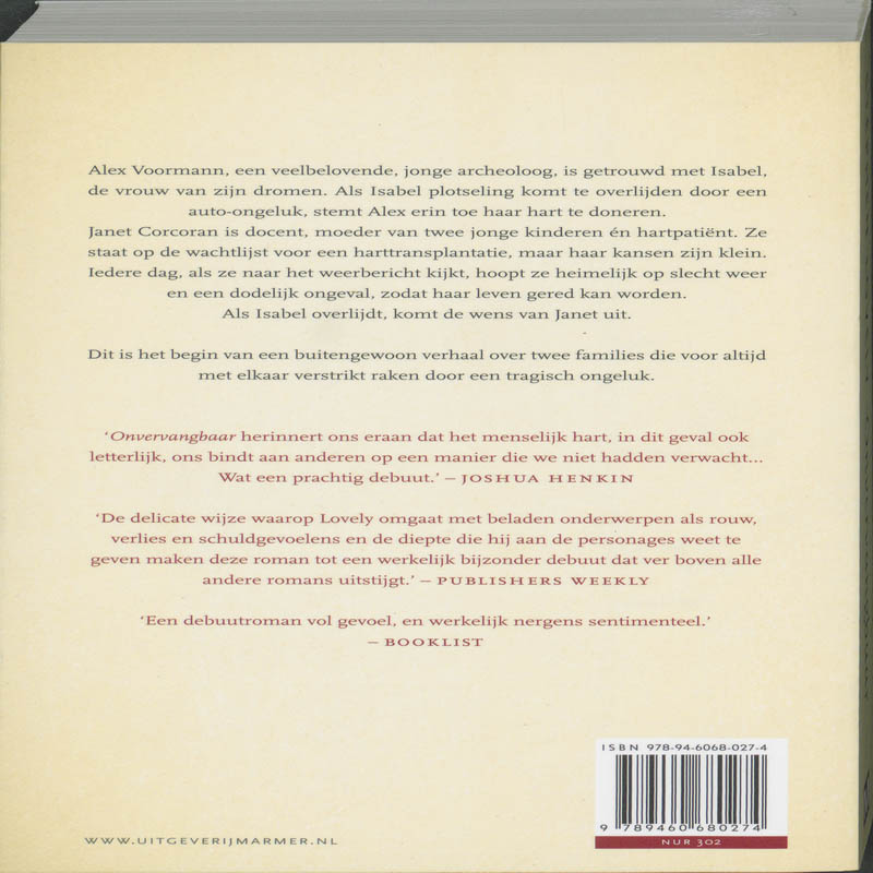 Onvervangbaar achterkant