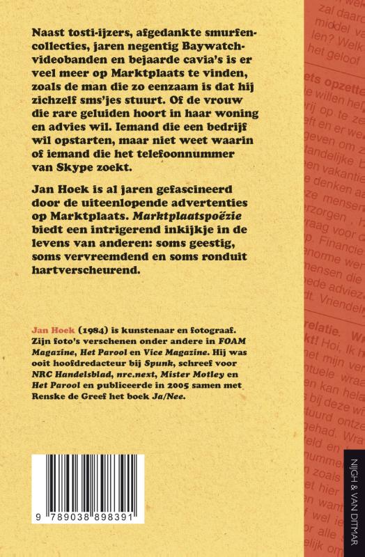 Marktplaatspoezie achterkant