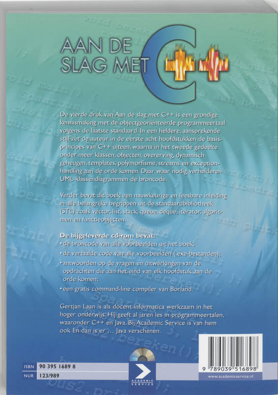 Aan De Slag Met C++ En Cdrom achterkant