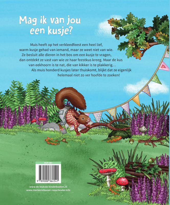 Mag ik van jou een kusje? achterkant