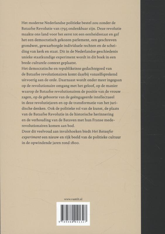 Het Bataafse experiment achterkant