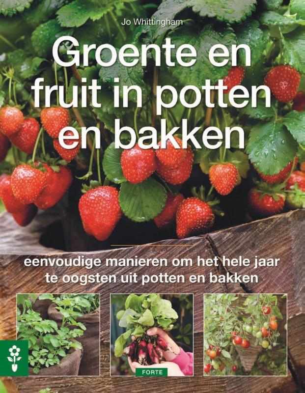 Groente en fruit in potten en bakken