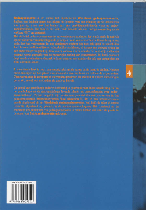 Gedragsobservatie achterkant