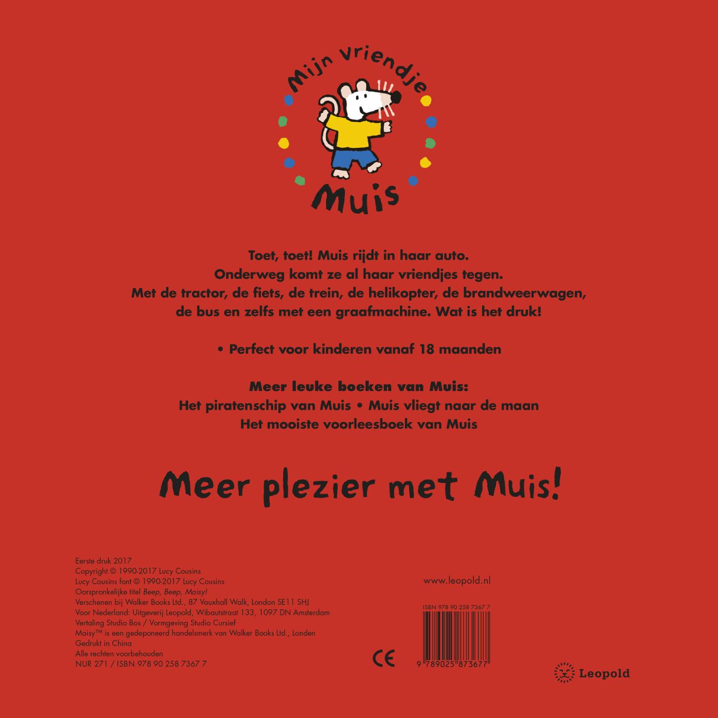 Toet, toet, Muis! achterkant