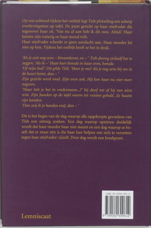 Met Het Mes Op Tafel achterkant