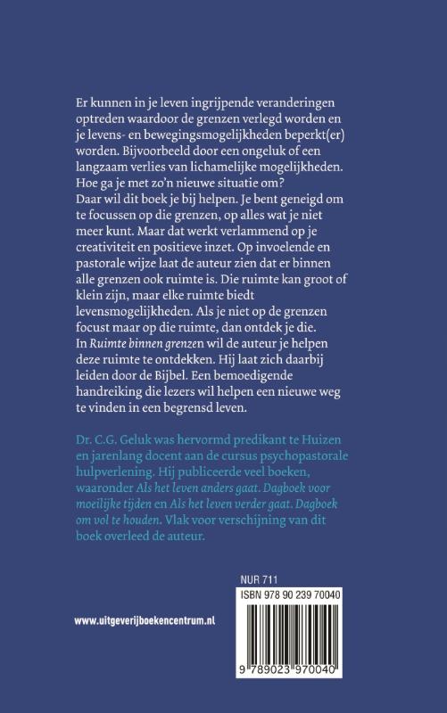 Ruimte binnen grenzen achterkant