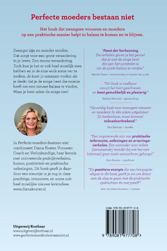 Perfecte moeders bestaan niet achterkant