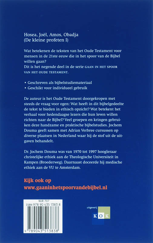 Hosea Joel Amos Obadja / 9 achterkant