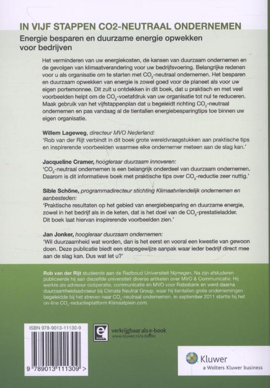 In vijf stappen CO2-neutraal ondernemen achterkant