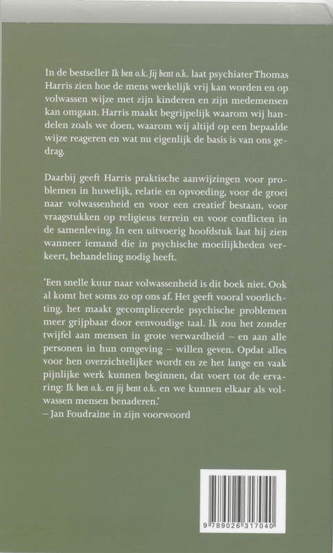 Ik Ben Ok Jij Bent Ok achterkant