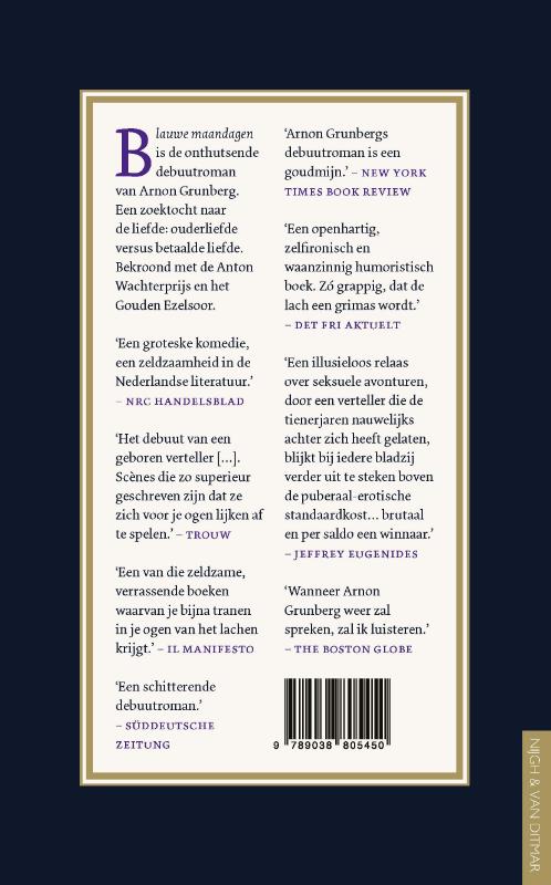 Blauwe maandagen achterkant