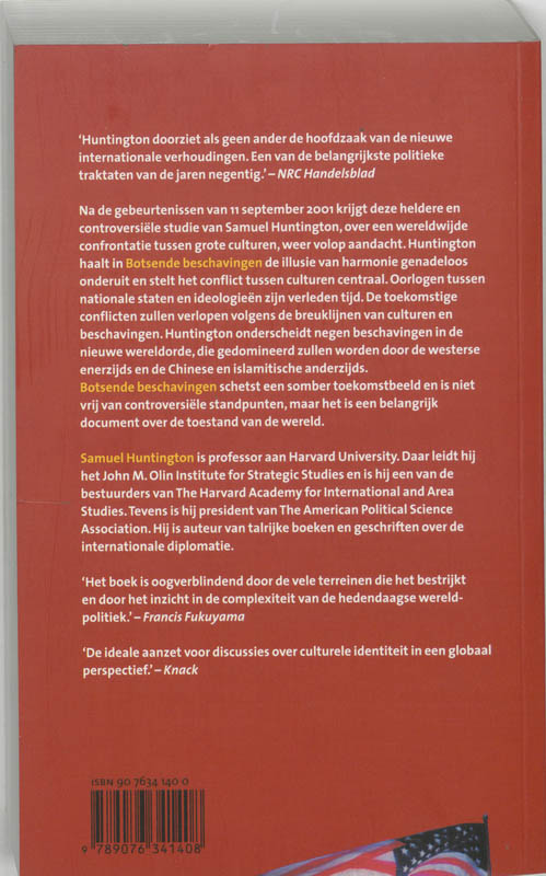 Botsende Beschavingen achterkant