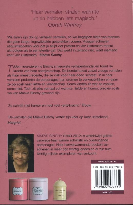 Tijden veranderen achterkant