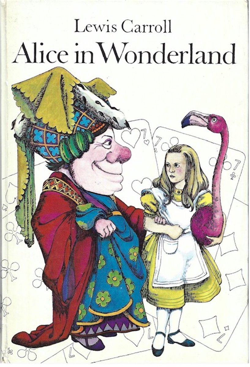 Alice in wonderland oud goud