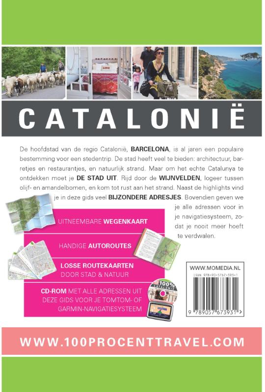 100% Catalonië en Barcelona / 100% regiogidsen achterkant