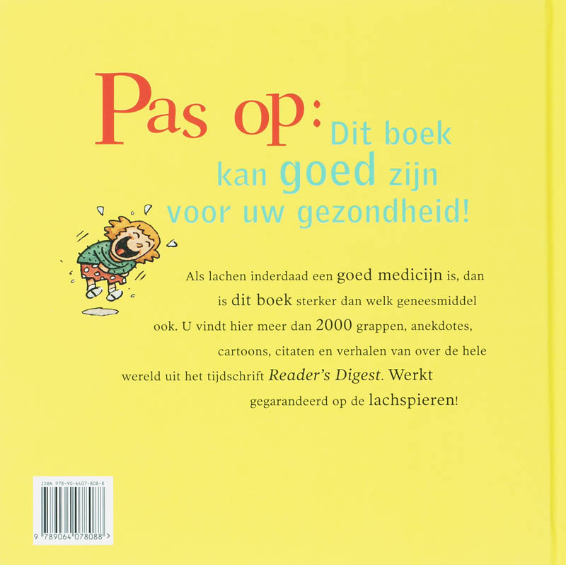 Lachen Is Gezond achterkant