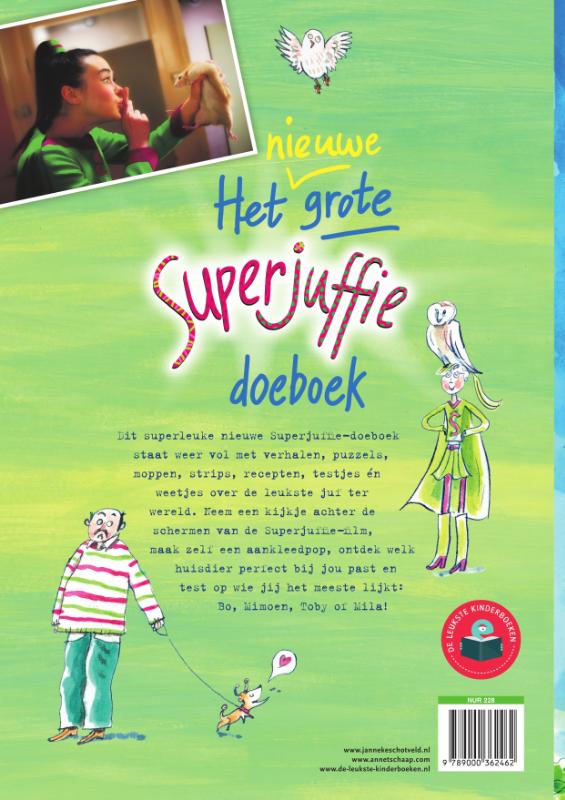 Het nieuwe grote Superjuffie doeboek / Superjuffie achterkant