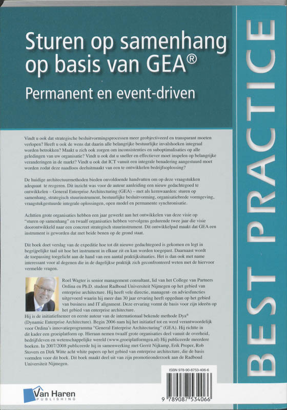 Sturen op samenhang op basis van GEA achterkant