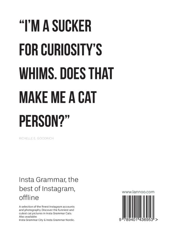 Insta grammar  -   Cats achterkant