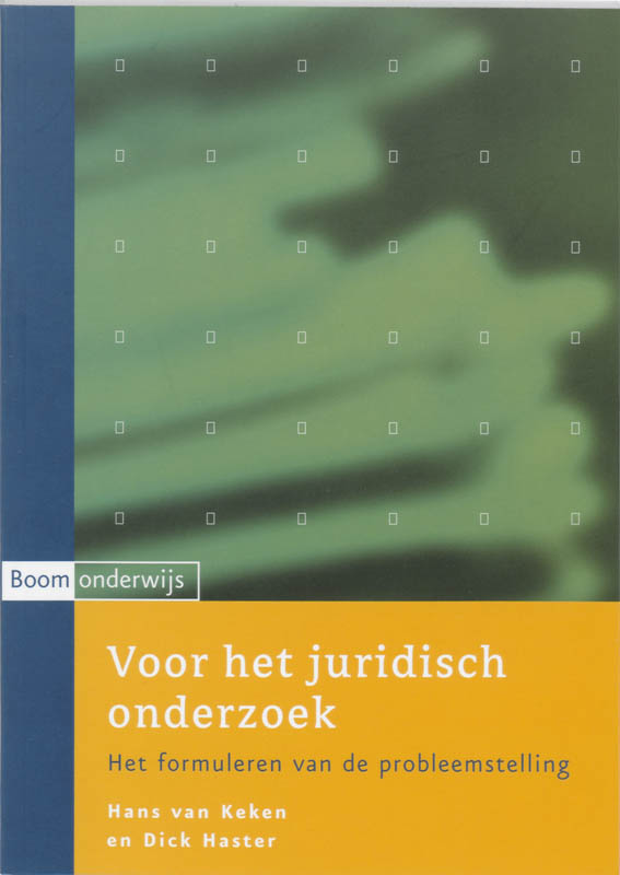 Voor het juridisch onderzoek