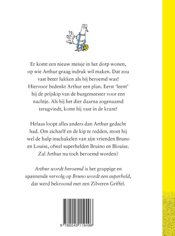 Arthur wordt beroemd achterkant