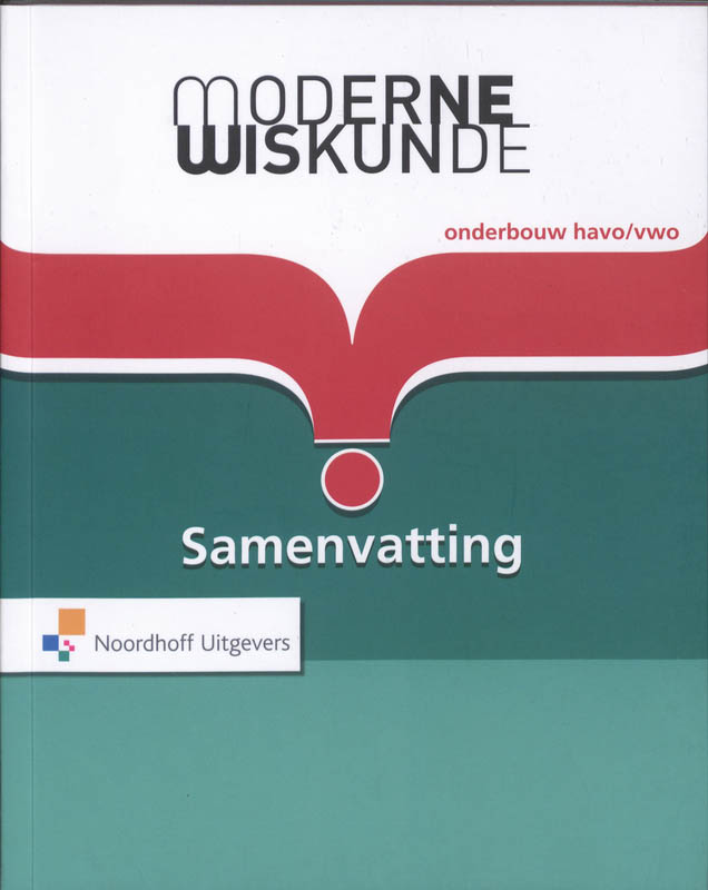 Samenvating havo/vwo Moderne Wiskunde