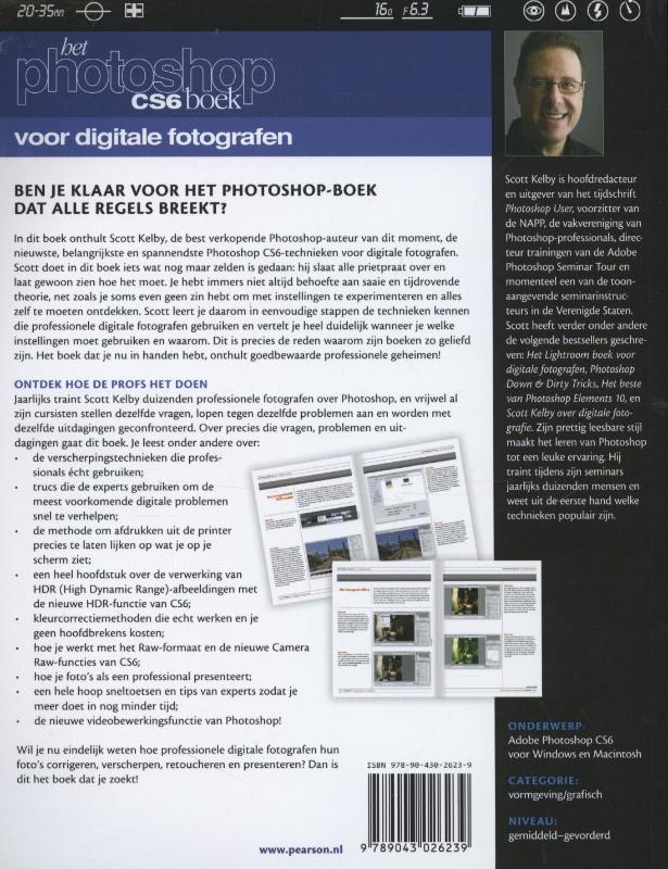 Het Photoshop CS6 boek voor digitale fotografen achterkant