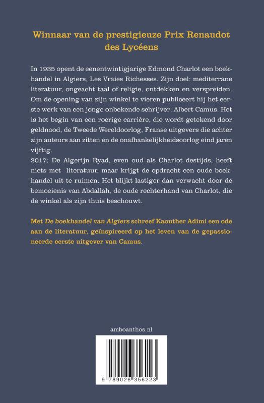 De boekhandel van Algiers achterkant