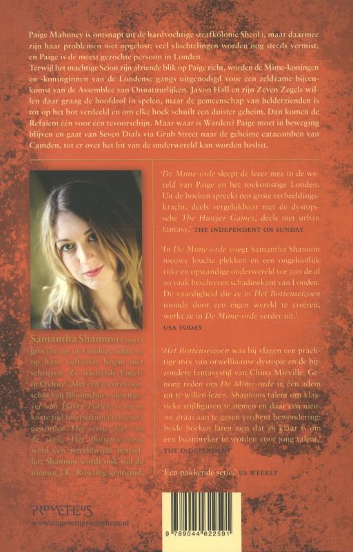 De mime-orde achterkant