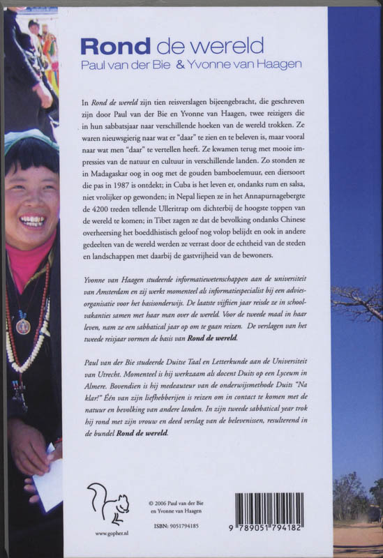 Rond de wereld achterkant