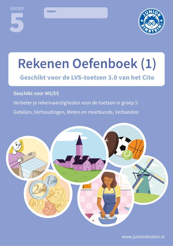 Rekenen 1 groep 5 Oefenboek