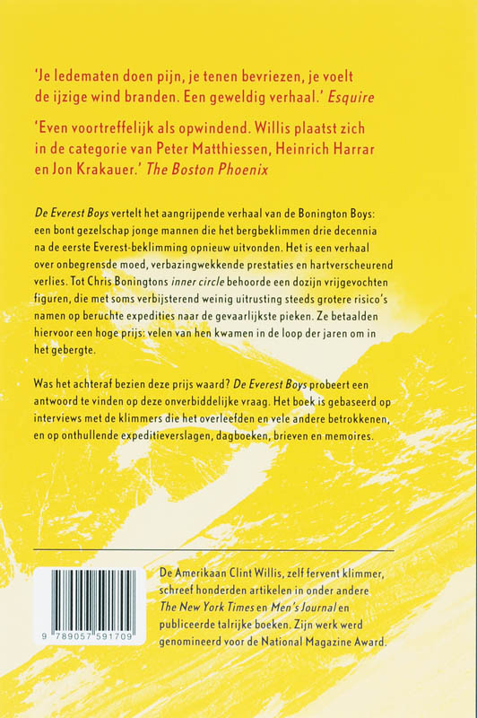 De Everest Boys achterkant