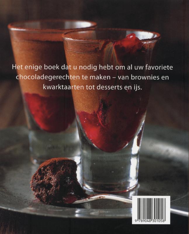 Chocoladedesserts achterkant
