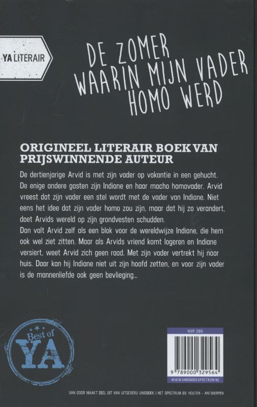 De zomer waarin mijn vader homo werd achterkant