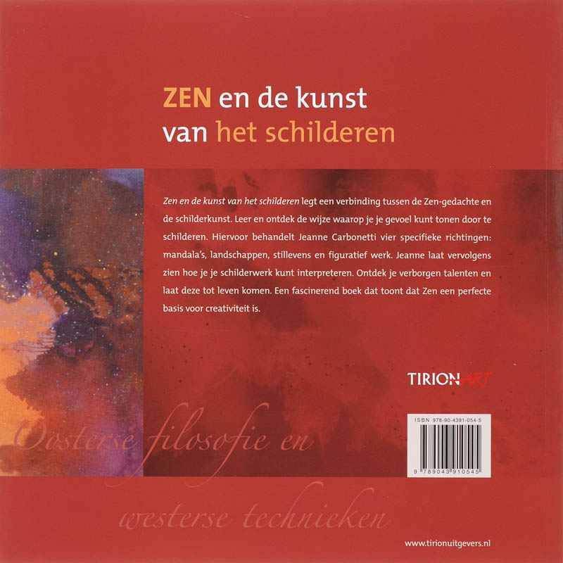 Zen En De Kunst Van Het Schilderen achterkant