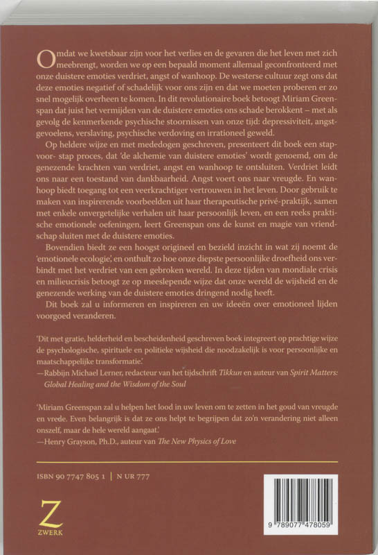 Genezen door te leven achterkant