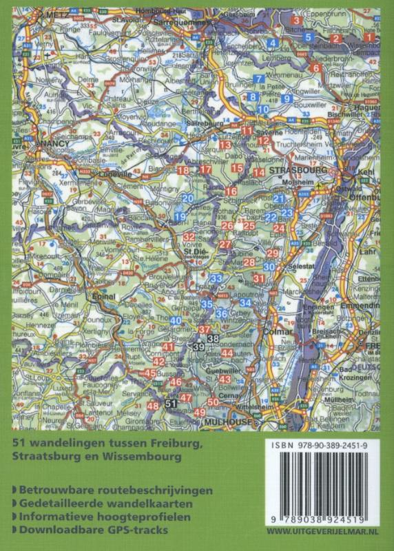 Rother Wandelgidsen - Vogezen achterkant