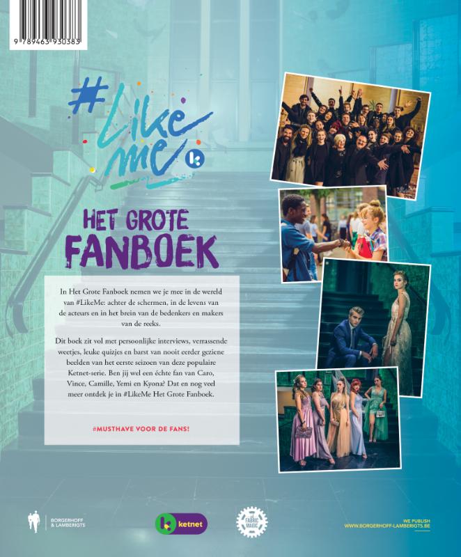 Het grote fanboek / LikeMe fanboek / 1 achterkant