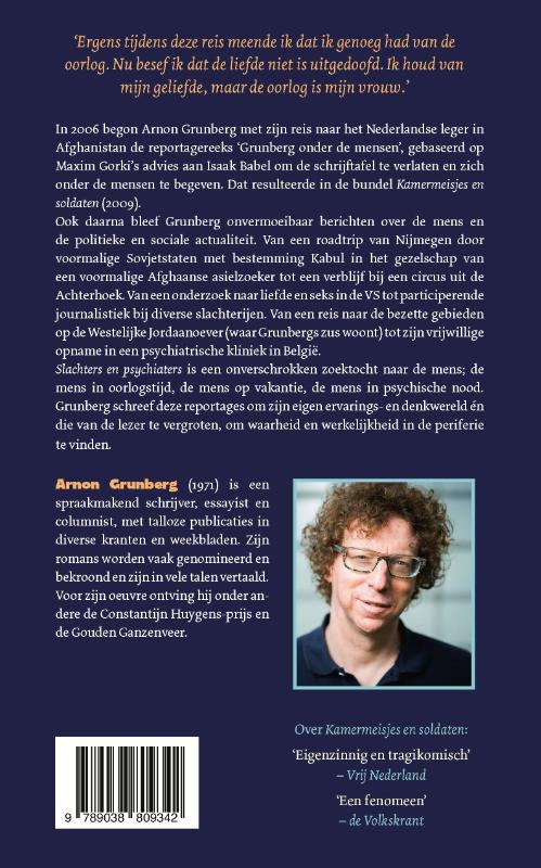 Slachters en psychiaters achterkant