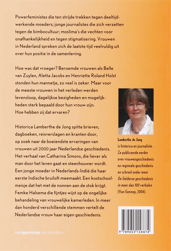 De Vrouw In Nederland achterkant