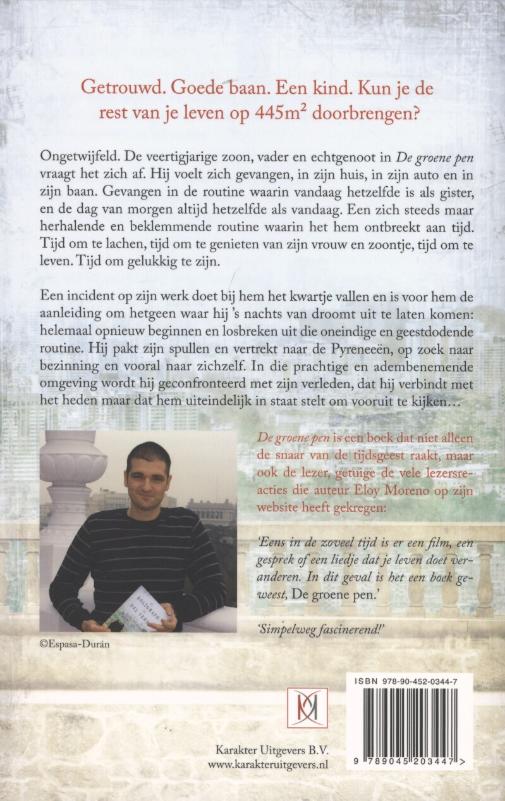 De groene pen achterkant