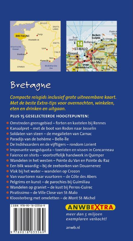 Bretagne / ANWB extra achterkant