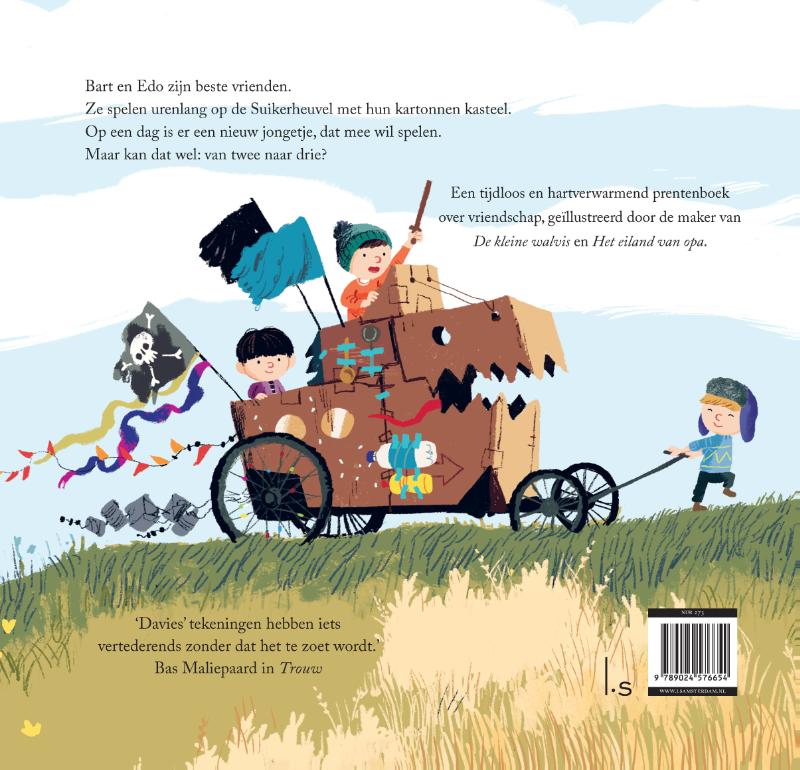 Het kartonnen kasteel achterkant