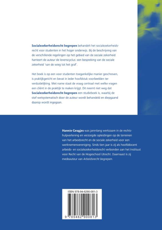 Socialezekerheidsrecht begrepen / Recht begrepen achterkant